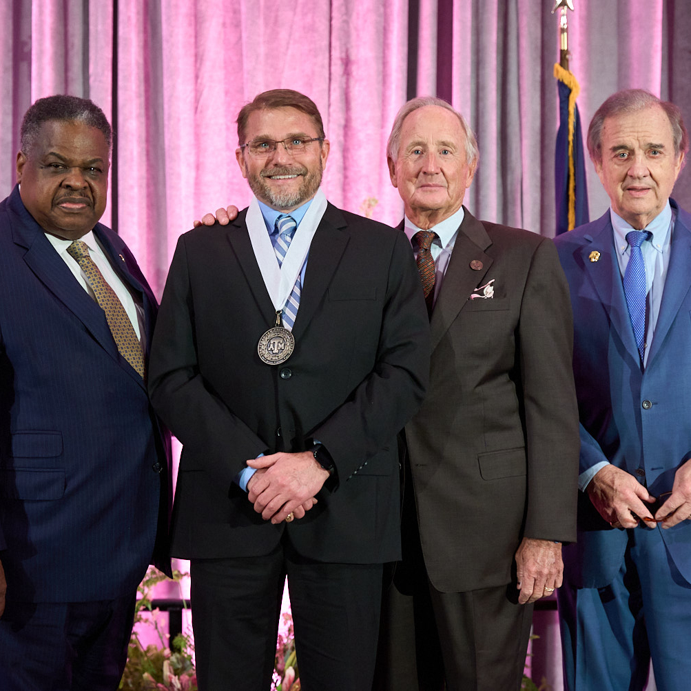 Yesterday, Travis Zamzow, Texas A&amp;M Forest Service Chief Financial Officer and Associate Director, Finance, received the 2024 Texas A&amp;M University Board of Regents Fellow Service Award.